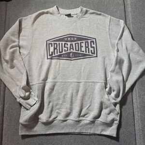 UMHB Crusaders Gray Sweater